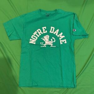 Vintage Green Champion Notre Dame Fighting Irish T-shirt